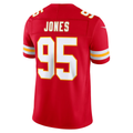 Kooe KC.Chiefs #95 Chris Jones Red Team Vapor F.U.S.E. Stitched Limited Jerseys