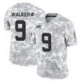 Kooe KC.Chiefs #9 Kenneth Walker III Player Arctic Camo Salute To Service Limited Game Stitched Jerseys