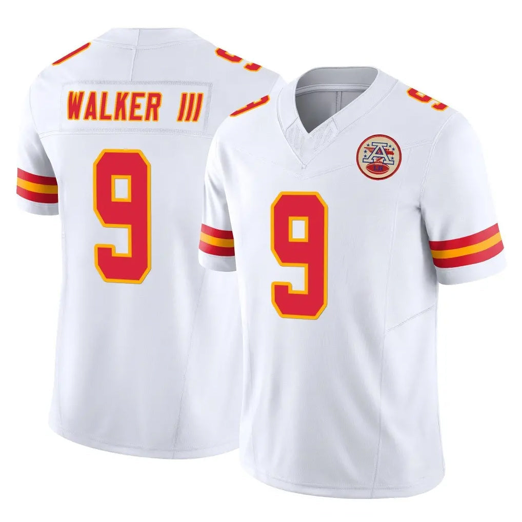Kooe KC.Chiefs #9 Kenneth Walker III Player White Limited Vapor F.U.S.E. Home Game Stitched Jerseys