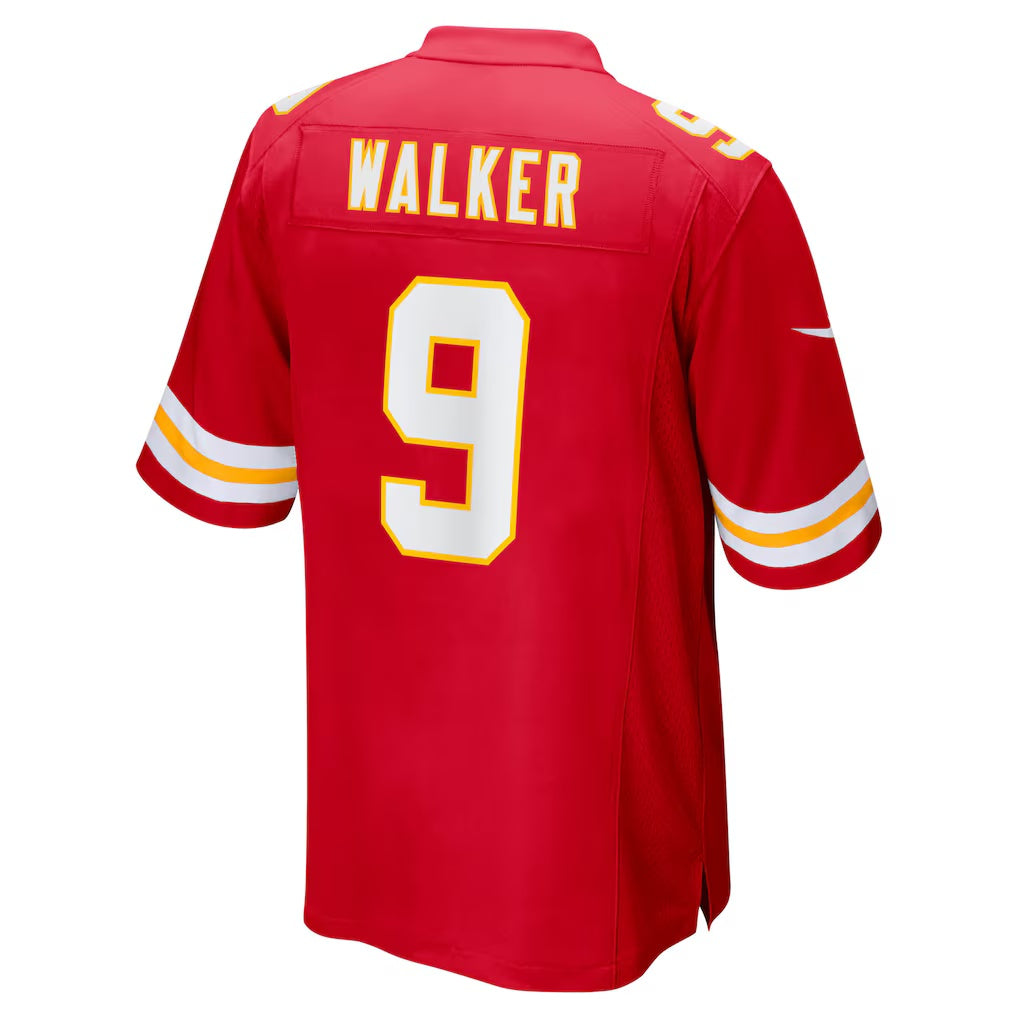 Kooe KC.Chiefs #9 Kenneth Walker III Red Game Stitched Jerseys
