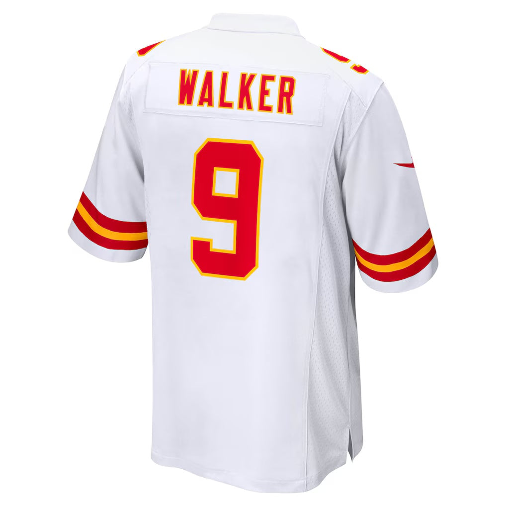 Kooe KC.Chiefs #9 Kenneth Walker III White Game Stitched Jerseys