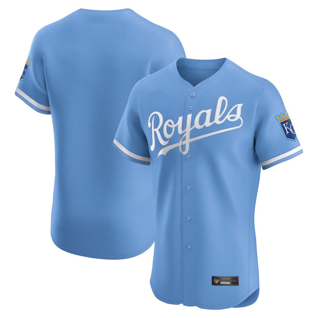 Kooe KC.Royals Light Blue Alt Limited Elite Blank Player Stitched Jerseys