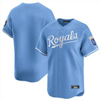 Kooe KC.Royals Light Blue Alt Limited Home Blank Player Stitched Jerseys