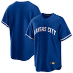 Kooe KC.Royals Royal Game Home Blank Player Stitched Jerseys