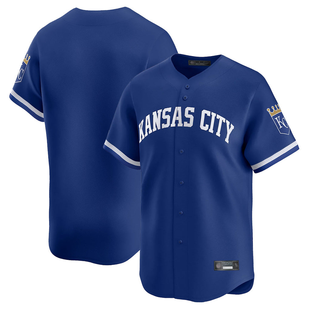 Kooe KC.Royals Royal Limited Home Blank Player Stitched Jerseys