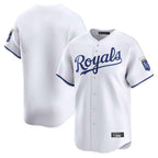 Kooe KC.Royals White Alt Limited Home Blank Player Stitched Jerseys
