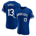 Kooe KC.Royals #13 Salvador Perez Player Royal City Connect Limited Elite Home Game Stitched Jerseys