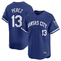 Kooe KC.Royals #13 Salvador Perez Player Royal Limited Home Stitched Jerseys