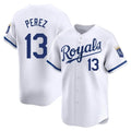 Kooe KC.Royals #13 Salvador Perez Player White Alt Limited Home Stitched Jerseys