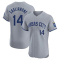 Kooe KC.Royals #14 Jac Caglianone Player Gray Limited Elite Home Stitched Jerseys