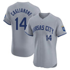 Kooe KC.Royals #14 Jac Caglianone Player Gray Limited Elite Home Stitched Jerseys
