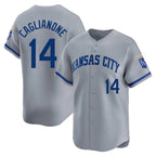 Kooe KC.Royals #14 Jac Caglianone Player Gray Limited Home Stitched Jerseys