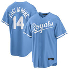 Kooe KC.Royals #14 Jac Caglianone Player Light Blue Home Game Stitched Jerseys