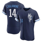 Kooe KC.Royals #14 Jac Caglianone Player Navy City Connect Limited Elite Home Stitched Jerseys