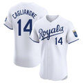 Kooe KC.Royals #14 Jac Caglianone Player White Alt Limited Elite Home Stitched Jerseys
