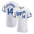 Kooe KC.Royals #14 Jac Caglianone Player White Limited Elite Home Game Stitched Jerseys