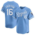 Kooe KC.Royals #16 Bo Jackson Player Light Blue Alt Limited Home Stitched Jerseys
