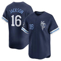Kooe KC.Royals #16 Bo Jackson Player Navy City Connect Limited Home Stitched Jerseys