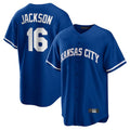 Kooe KC.Royals #16 Bo Jackson Player Royal Game Home Stitched Jerseys