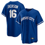 Kooe KC.Royals #16 Bo Jackson Player Royal Game Home Stitched Jerseys