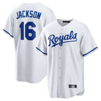 Kooe KC.Royals #16 Bo Jackson Player White Home Game Stitched Jerseys