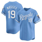 Kooe KC.Royals #19 Michael Massey Player Light Blue Alt Limited Home Stitched Jerseys