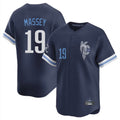 Kooe KC.Royals #19 Michael Massey Player Navy City Connect Limited Home Stitched Jerseys