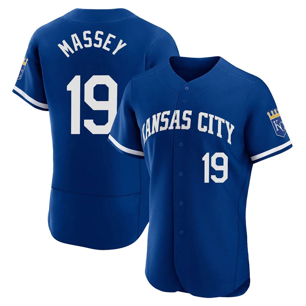 Kooe KC.Royals #19 Michael Massey Player Royal City Connect Limited Elite Home Game Stitched Jerseys