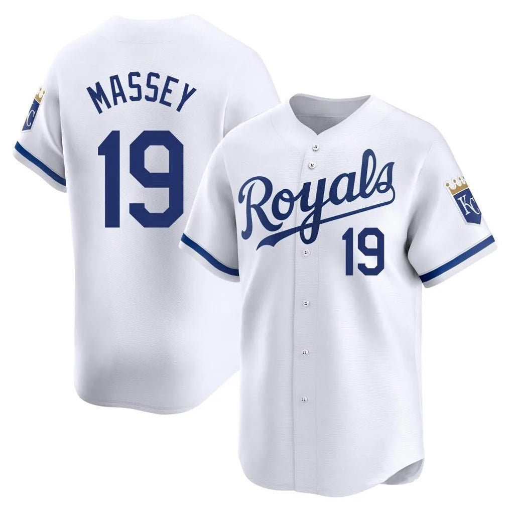 Kooe KC.Royals #19 Michael Massey Player White Alt Limited Home Stitched Jerseys