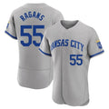 Kooe KC.Royals #55 Cole Ragans Player Gray Limited Elite Home Game Stitched Jerseys