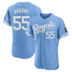 Kooe KC.Royals #55 Cole Ragans Player Light Blue Alt Limited Elite Home Stitched Jerseys
