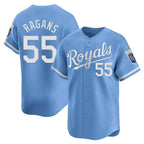 Kooe KC.Royals #55 Cole Ragans Player Light Blue Alt Limited Home Stitched Jerseys