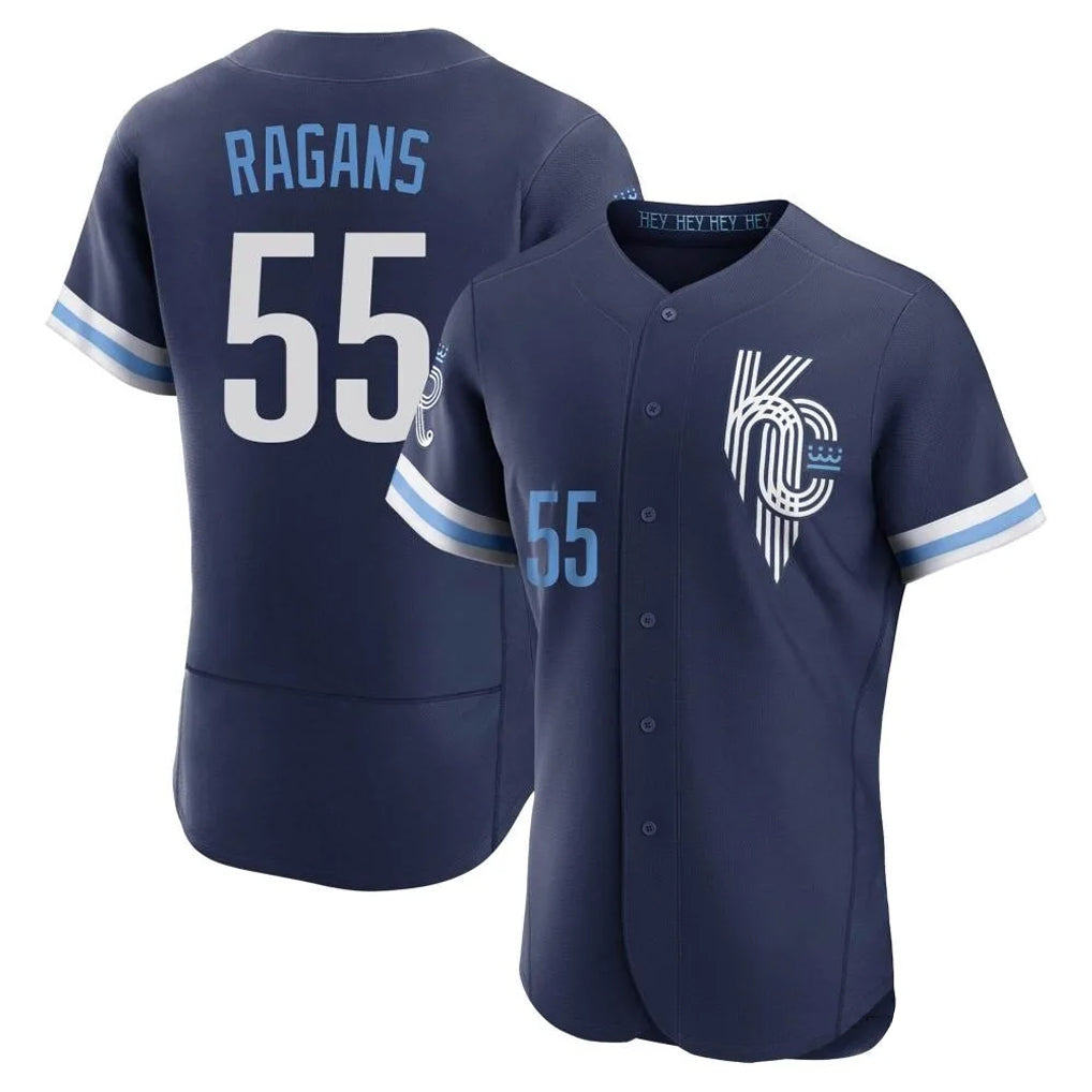 Kooe KC.Royals #55 Cole Ragans Player Navy City Connect Limited Elite Home Stitched Jerseys