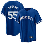 Kooe KC.Royals #55 Cole Ragans Player Royal Game Home Stitched Jerseys