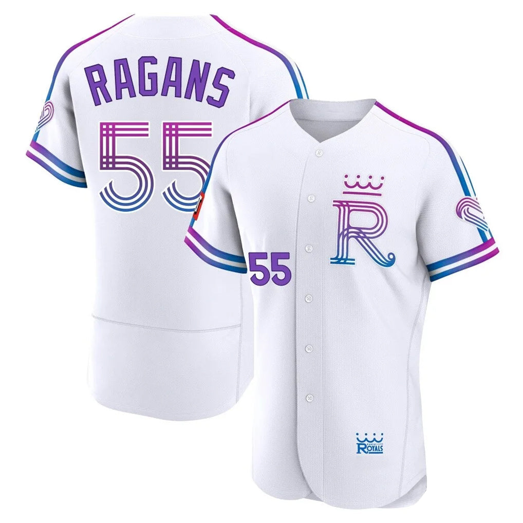 Kooe KC.Royals #55 Cole Ragans Player White 2026 City Connect Limited Elite Home Stitched Jerseys