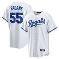 Kooe KC.Royals #55 Cole Ragans Player White Home Game Stitched Jerseys