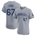 Kooe KC.Royals #67 Seth Lugo Player Gray Limited Elite Home Stitched Jerseys