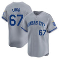 Kooe KC.Royals #67 Seth Lugo Player Gray Limited Home Stitched Jerseys