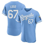 Kooe KC.Royals #67 Seth Lugo Player Light Blue Alt Limited Elite Home Stitched Jerseys