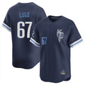 Kooe KC.Royals #67 Seth Lugo Player Navy City Connect Limited Home Stitched Jerseys