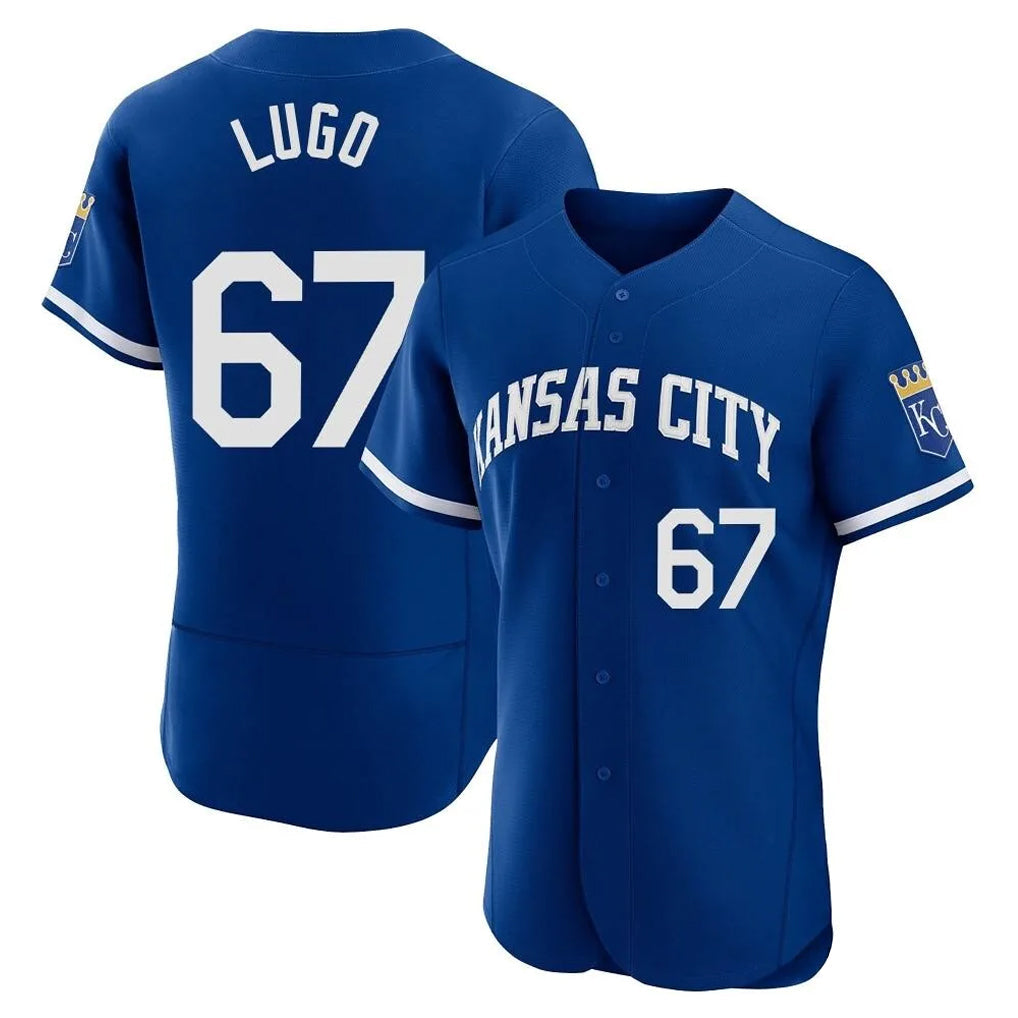 Kooe KC.Royals #67 Seth Lugo Player Royal Limited Elite Home Stitched Jerseys