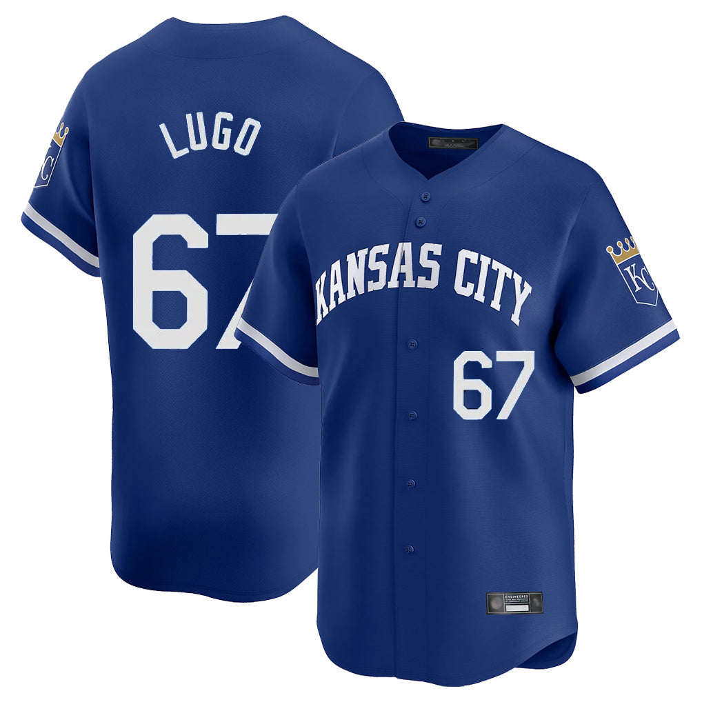 Kooe KC.Royals #67 Seth Lugo Player Royal Limited Home Stitched Jerseys