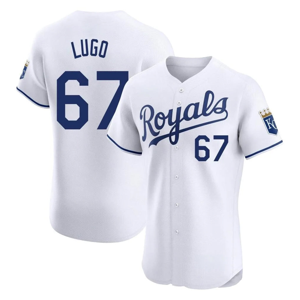 Kooe KC.Royals #67 Seth Lugo Player White Alt Limited Elite Home Stitched Jerseys