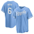 Kooe KC.Royals #6 Jonathan India Player Light Blue Home Game Stitched Jerseys