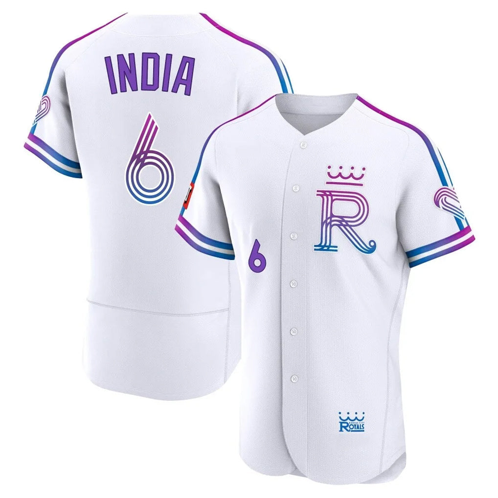 Kooe KC.Royals #6 Jonathan India Player White 2026 City Connect Limited Elite Home Stitched Jerseys