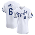 Kooe KC.Royals #6 Jonathan India Player White Alt Limited Elite Home Stitched Jerseys