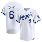 Kooe KC.Royals #6 Jonathan India Player White Alt Limited Home Stitched Jerseys