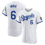 Kooe KC.Royals #6 Jonathan India Player White Limited Elite Home Game Stitched Jerseys