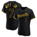 Kooe KC.Royals #7 Bobby Witt Jr. Player Black Snake Skin City Limited Elite Stitched Jerseys