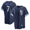 Kooe KC.Royals #7 Bobby Witt Jr. Player Navy City Connect Home Game Stitched Jerseys